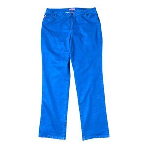 Sz.16 Tall*Woman Within*Bright Blue Jeans--Straight Leg--Classic Rise